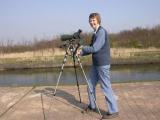 Judith Smith from Manchester Raptor group out birdwatching